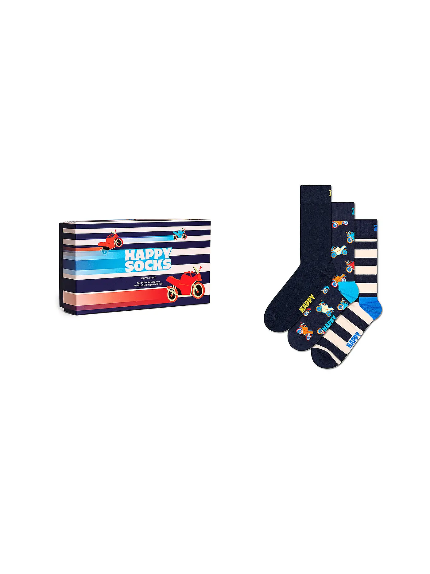 HAPPY SOCKS | Damen Socken NAVY GIFT SET VESPA 36-40 3er Pkg Navy | 